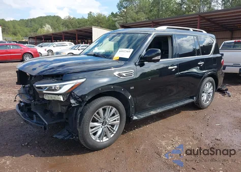 2019 Infiniti Qx80 Luxe from USA, damaged, VIN JN8AZ2NF3K9687111